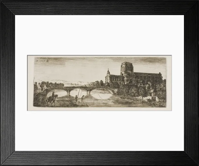 Framed Print : Haddington, n.d. Creator: John Clerk Framed Print : Haddington, n.d. Creator: John Clerk
