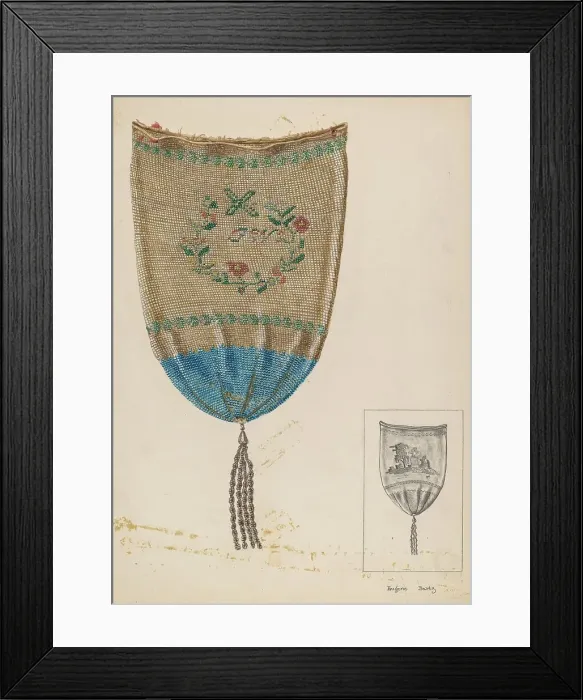 Framed Print : Bag, c. 1937. Creator: Eugene Bartz Framed Print : Bag, c. 1937. Creator: Eugene Bartz