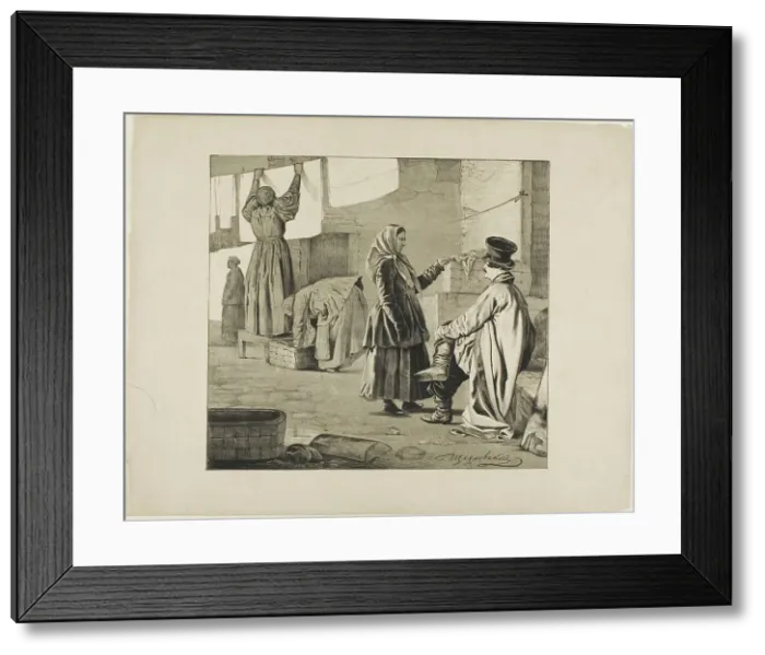Framed Print : Scenes from Russian Folk Life, n.d. Creator: Ignatii Stepanovich Shchedrovski Framed Print : Scenes from Russian Folk Life, n.d. Creator: Ignatii Stepanovich Shchedrovski