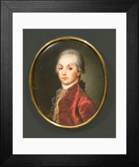 Framed Print : Portrait of Alexander Radishchev (1749-1802), Early 18th cen. Creator: Anonymous Framed Print : Portrait of Alexander Radishchev (1749-1802), Early 18th cen. Creator: Anonymous