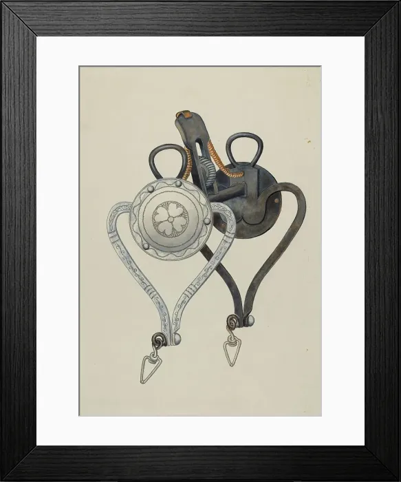 Framed Print : Bit, 1935 / 1942. Creator: Dana Bartlett Framed Print : Bit, 1935 / 1942. Creator: Dana Bartlett