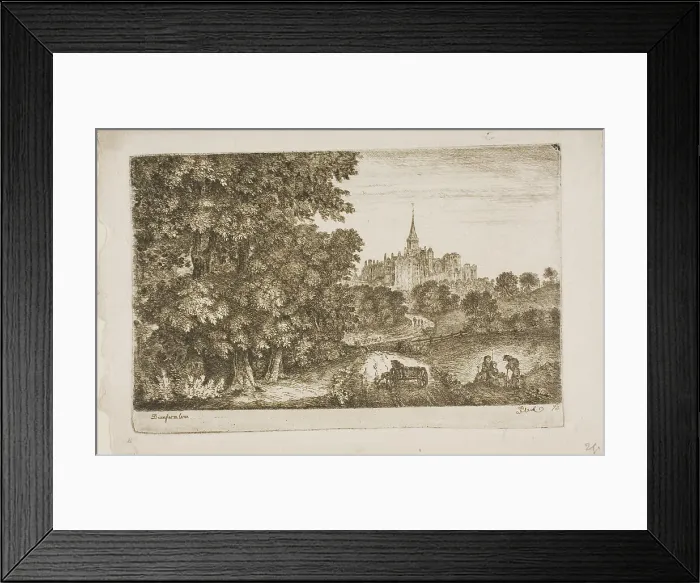 Framed Print : Dunfermline, n.d. Creator: John Clerk Framed Print : Dunfermline, n.d. Creator: John Clerk