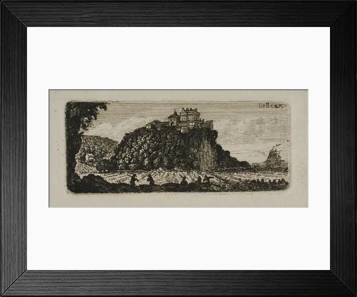 Framed Print : Colzean Castle, n.d. Creator: John Clerk Framed Print : Colzean Castle, n.d. Creator: John Clerk
