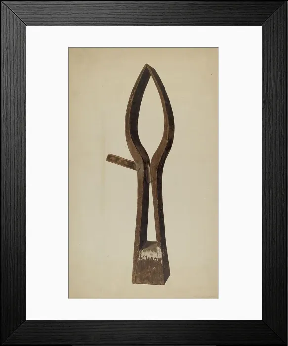 Framed Print : Clamp Jack, c. 1937. Creator: Eugene Bartz Framed Print : Clamp Jack, c. 1937. Creator: Eugene Bartz