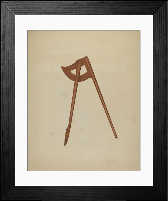 Framed Print : Shaker Compass, c. 1938. Creator: Richard Barnett Framed Print : Shaker Compass, c. 1938. Creator: Richard Barnett