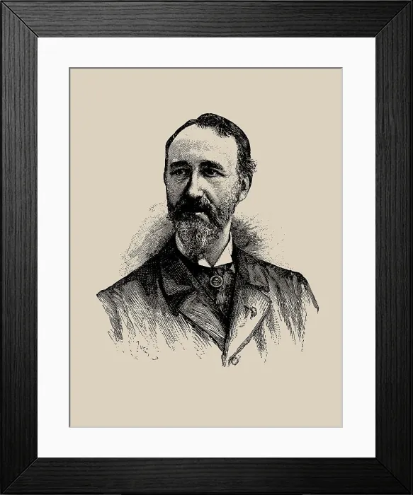 Framed Print : Portrait of the composer Théodore Dubois (1837-1924), 1894. Creator: Anonymous Framed Print : Portrait of the composer Théodore Dubois (1837-1924), 1894. Creator: Anonymous
