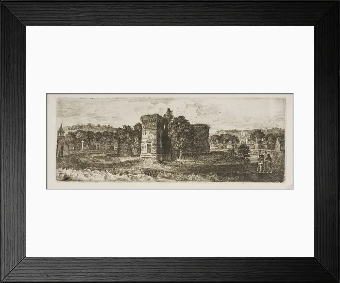 Framed Print : Rothesay Castle, n.d. Creator: John Clerk Framed Print : Rothesay Castle, n.d. Creator: John Clerk