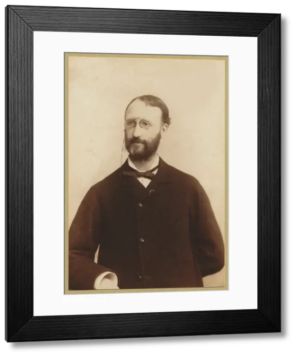 Framed Print : Portrait of the composer Théodore Dubois (1837-1924), 1880. Creator: Photo studio Benque, Paris Framed Print : Portrait of the composer Théodore Dubois (1837-1924), 1880. Creator: Photo studio Benque, Paris