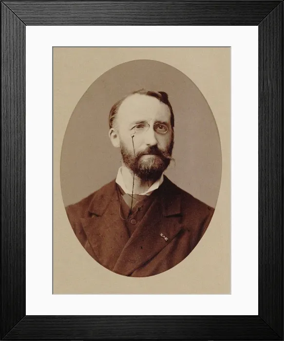 Framed Print : Portrait of the composer Théodore Dubois (1837-1924), 1875. Creator: Petit, Pierre (1598-1677) Framed Print : Portrait of the composer Théodore Dubois (1837-1924), 1875. Creator: Petit, Pierre (1598-1677)