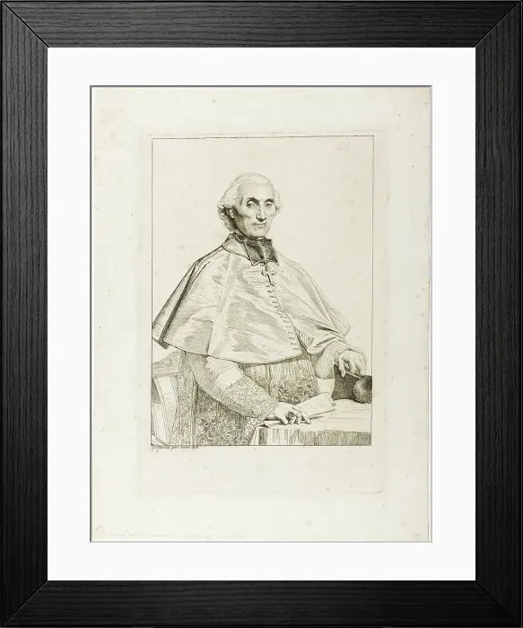 Framed Print : Gabriel Cortois de Pressigny, 1816. Creator: Jean-Auguste-Dominique Ingres Framed Print : Gabriel Cortois de Pressigny, 1816. Creator: Jean-Auguste-Dominique Ingres