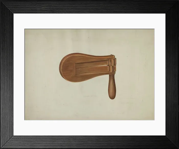 Framed Print : Watchman's Rattle, c. 1941. Creator: Leonard Battee Framed Print : Watchman's Rattle, c. 1941. Creator: Leonard Battee