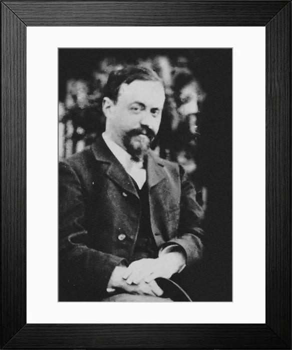 Framed Print : Portrait of the composer Paul Dukas (1865-1935), 1895. Creator: Anonymous Framed Print : Portrait of the composer Paul Dukas (1865-1935), 1895. Creator: Anonymous