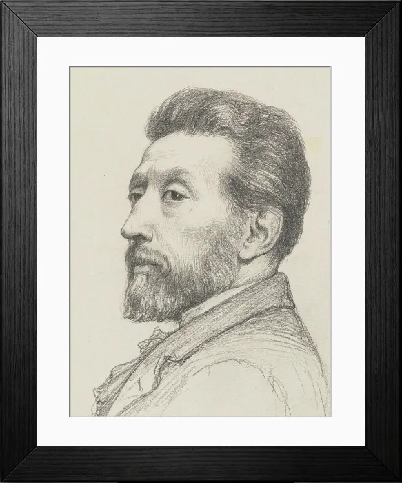Framed Print : Portrait of the composer Jules-Laurent Duprato (1827-1892), 1880. Creator: Boulanger, Gustave Clarence Rodolphe (1824-1888) Framed Print : Portrait of the composer Jules-Laurent Duprato (1827-1892), 1880. Creator: Boulanger, Gustave Clarence Rodolphe (1824-1888)