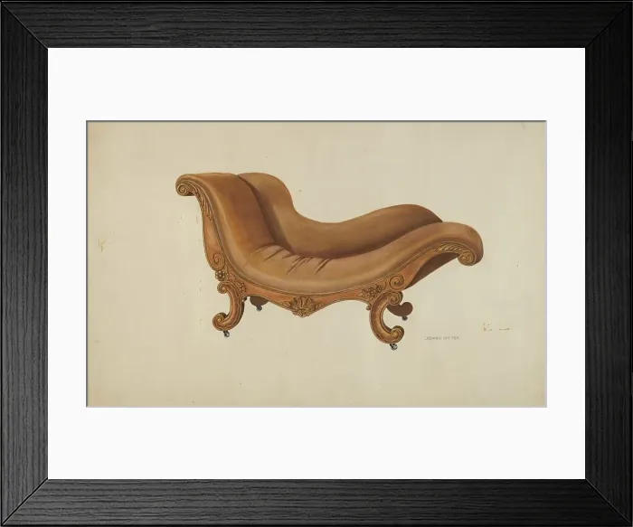 Framed Print : Gentlemen's Smoking Lounge, c. 1942. Creator: Leonard Battee Framed Print : Gentlemen's Smoking Lounge, c. 1942. Creator: Leonard Battee