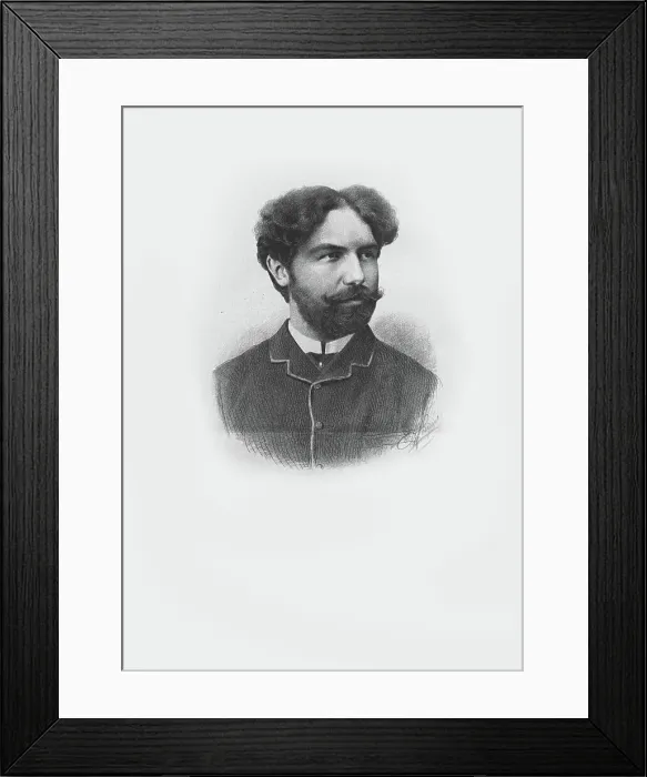 Framed Print : Portrait of the pianist and composer Stéphan Elmas (1864-1937), 1887. Creator: Eigner, Ignaz (1854-1922) Framed Print : Portrait of the pianist and composer Stéphan Elmas (1864-1937), 1887. Creator: Eigner, Ignaz (1854-1922)