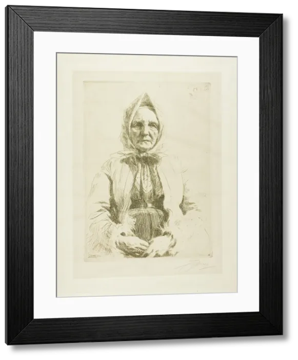 Framed Print : Mona, 1911. Creator: Anders Leonard Zorn Framed Print : Mona, 1911. Creator: Anders Leonard Zorn