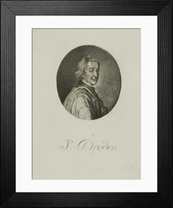 Framed Print : John Dryden, n.d. Creator: Jean-Baptiste de Grateloup Framed Print : John Dryden, n.d. Creator: Jean-Baptiste de Grateloup