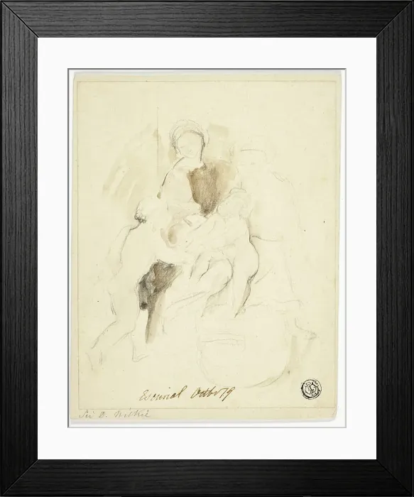 Framed Print : Holy Family in the Escorial, n.d. Creator: David Wilkie Framed Print : Holy Family in the Escorial, n.d. Creator: David Wilkie