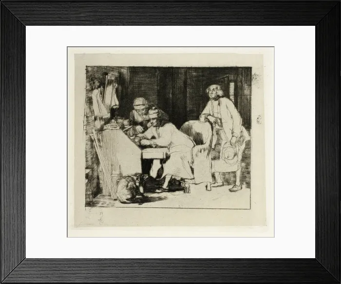 Framed Print : A Gentleman at his Desk, n.d. Creator: David Wilkie Framed Print : A Gentleman at his Desk, n.d. Creator: David Wilkie