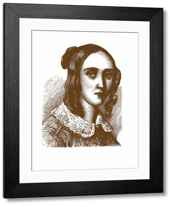 Framed Print : Portrait of the pianist and composer Louise Farrenc, née Dumont (1804-1875), 1855. Creator: Anonymous Framed Print : Portrait of the pianist and composer Louise Farrenc, née Dumont (1804-1875), 1855. Creator: Anonymous