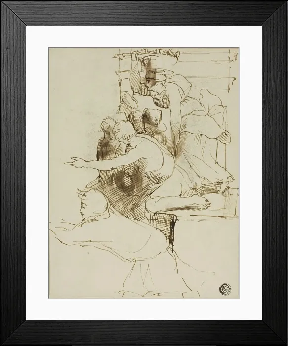 Framed Print : Sketch from the Escurial, n.d. Creator: David Wilkie Framed Print : Sketch from the Escurial, n.d. Creator: David Wilkie