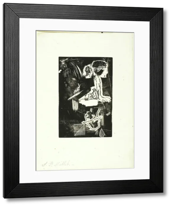 Framed Print : Sketches, after 1863. Creator: Jean Francois Millet Framed Print : Sketches, after 1863. Creator: Jean Francois Millet