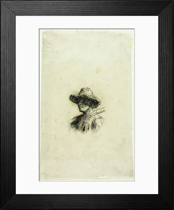 Framed Print : Peasants Going to Work, 1863. Creator: Jean Francois Millet Framed Print : Peasants Going to Work, 1863. Creator: Jean Francois Millet