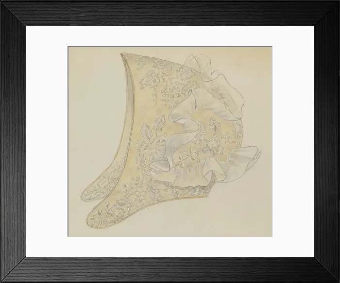 Framed Print : Cap, 1935 / 1942. Creator: Jessie M. Benge Framed Print : Cap, 1935 / 1942. Creator: Jessie M. Benge