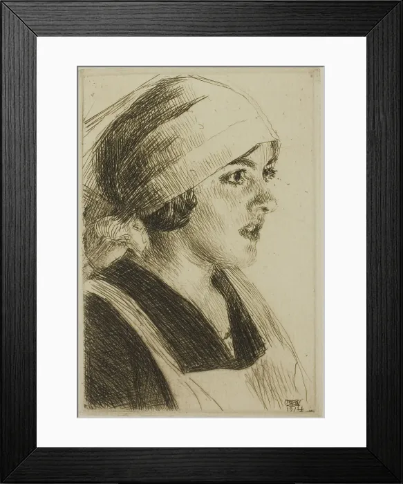 Framed Print : Gulli I, 1914. Creator: Anders Leonard Zorn Framed Print : Gulli I, 1914. Creator: Anders Leonard Zorn