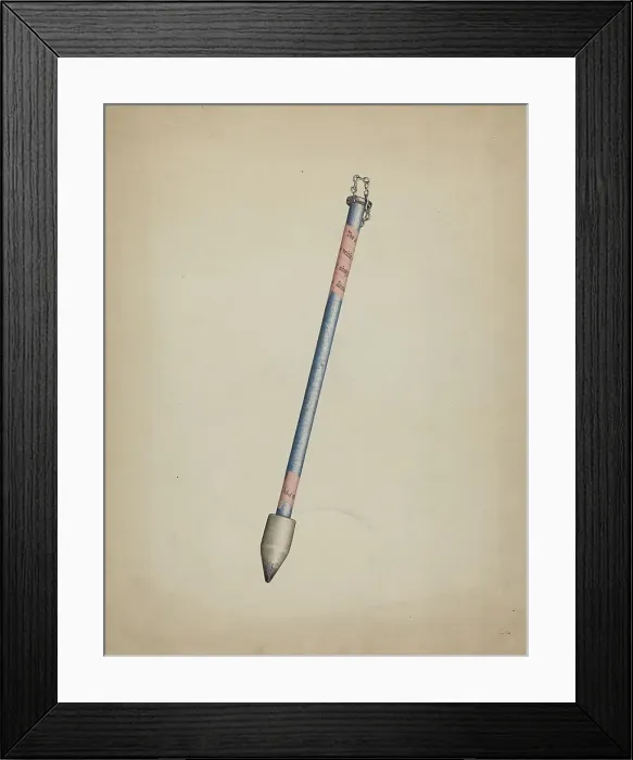 Framed Print : Ink Marking Pen, c. 1940. Creator: Edward Bashaw Framed Print : Ink Marking Pen, c. 1940. Creator: Edward Bashaw