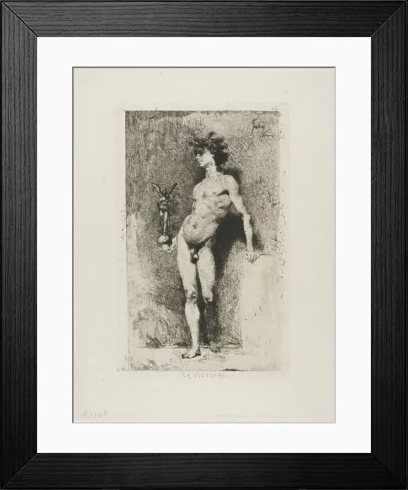Framed Print : Victory, n.d. Creator: Mariano Jose Maria Bernardo Fortuny y Carbo Framed Print : Victory, n.d. Creator: Mariano Jose Maria Bernardo Fortuny y Carbo