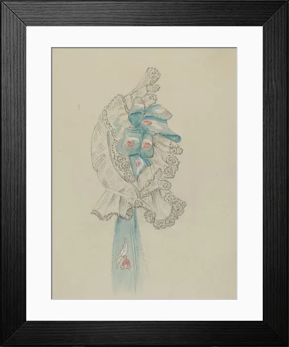 Framed Print : Cap, c. 1936. Creator: Jessie M. Benge Framed Print : Cap, c. 1936. Creator: Jessie M. Benge