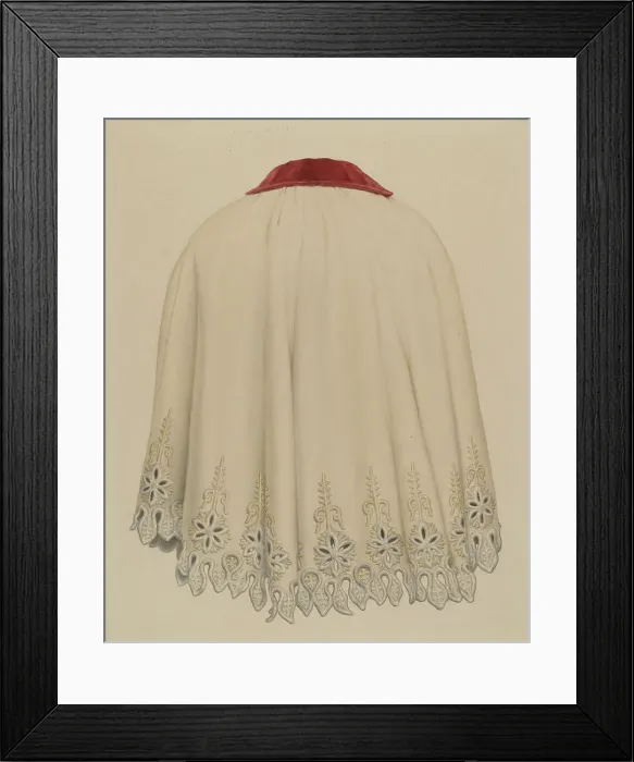 Framed Print : Cape, c. 1941. Creator: Edward Bashaw Framed Print : Cape, c. 1941. Creator: Edward Bashaw