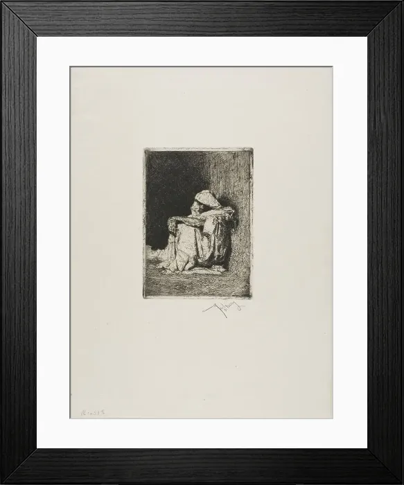 Framed Print : Arab Seated, His Hands Crossed on His Knees, n.d. Creator: Mariano Jose Maria Bernardo Fortuny y Carbo Framed Print : Arab Seated, His Hands Crossed on His Knees, n.d. Creator: Mariano Jose Maria Bernardo Fortuny y Carbo