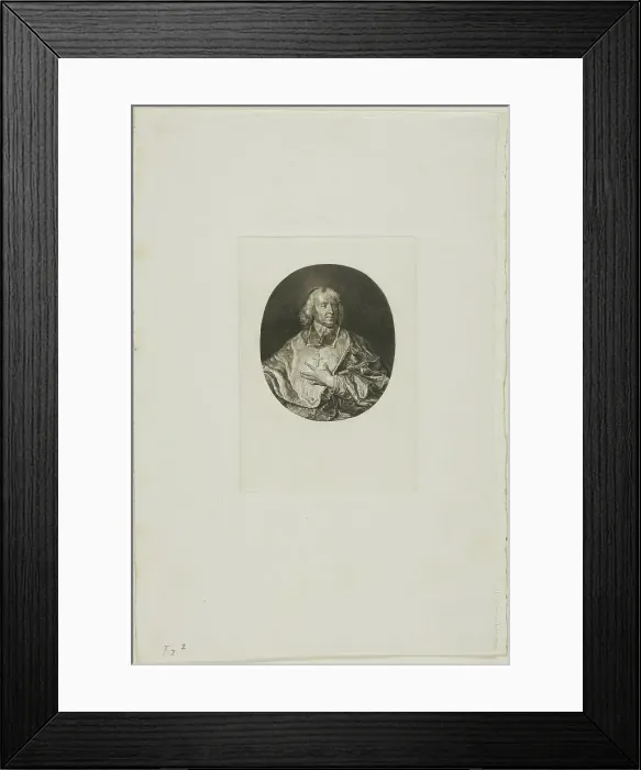 Framed Print : J-B. Bossuet: Bust Portrait, n.d. Creator: Jean-Baptiste de Grateloup Framed Print : J-B. Bossuet: Bust Portrait, n.d. Creator: Jean-Baptiste de Grateloup