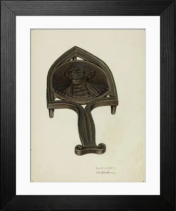Framed Print : Trivet, c. 1942. Creator: Edward Bashaw Framed Print : Trivet, c. 1942. Creator: Edward Bashaw