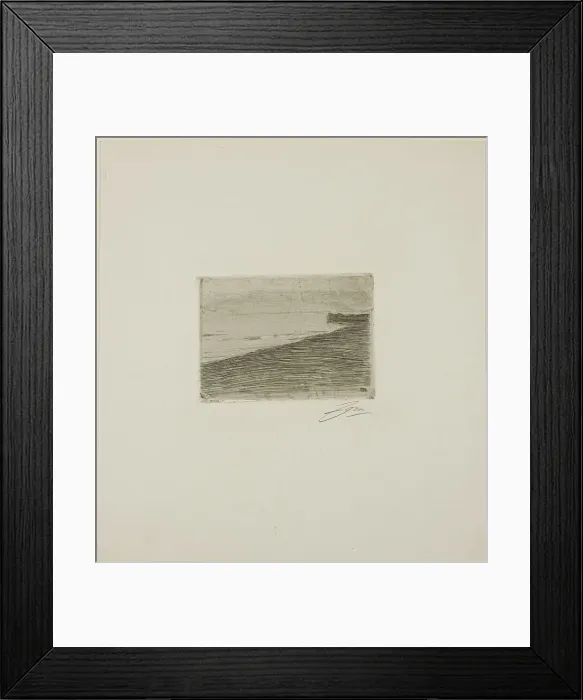 Framed Print : At Folkstone, 1890. Creator: Anders Leonard Zorn Framed Print : At Folkstone, 1890. Creator: Anders Leonard Zorn