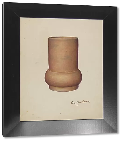 Vase, c. 1941. Creator: Edward Bashaw