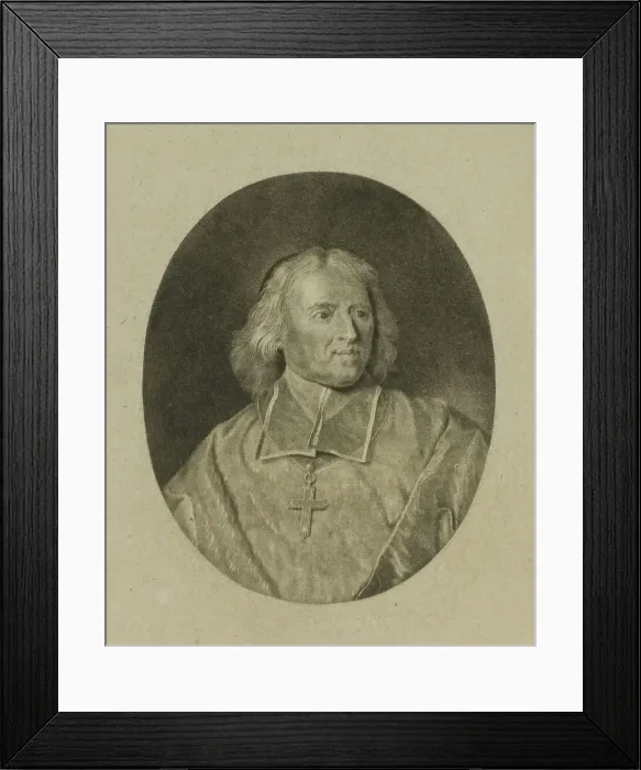 Framed Print : J-B. Bossuet: Bust Portrait, n.d. Creator: Jean-Baptiste de Grateloup Framed Print : J-B. Bossuet: Bust Portrait, n.d. Creator: Jean-Baptiste de Grateloup