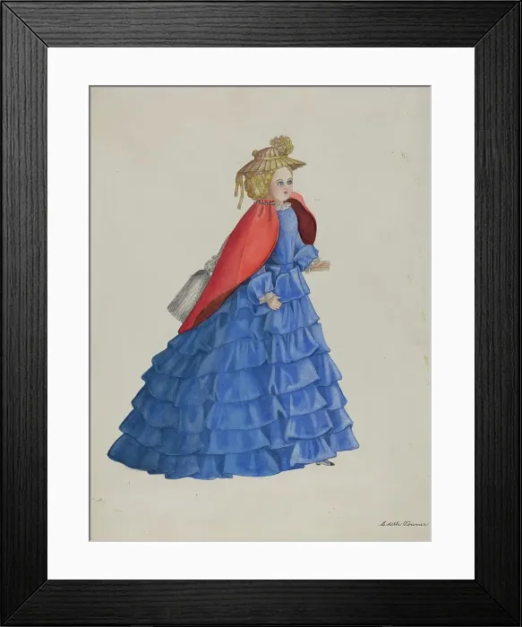 Framed Print : Doll - Ida Stebbins, 1935 / 1942. Creator: Edith Towner. Doll - Ida Stebbins, 1935 / 1942. Creator: Edith Towner Framed Print : Doll - Ida Stebbins, 1935 / 1942. Creator: Edith Towner. Doll - Ida Stebbins, 1935 / 1942. Creator: Edith Towner
