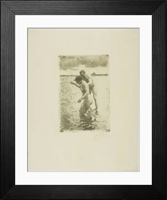 Framed Print : Pilot, 1919. Creator: Anders Leonard Zorn Framed Print : Pilot, 1919. Creator: Anders Leonard Zorn