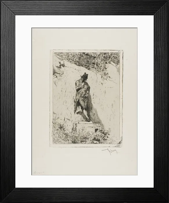 Framed Print : Meditation, n.d. Creator: Mariano Jose Maria Bernardo Fortuny y Carbo Framed Print : Meditation, n.d. Creator: Mariano Jose Maria Bernardo Fortuny y Carbo