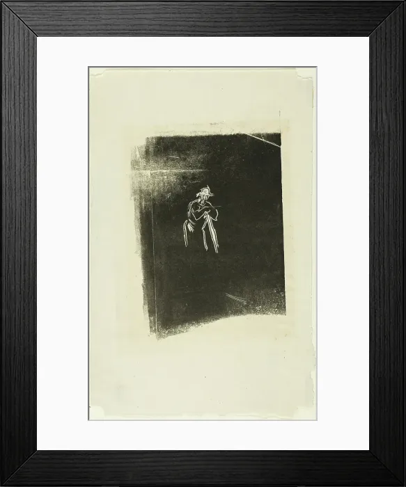 Framed Print : Man Resting On His Spade, n.d. Creator: Jean Francois Millet Framed Print : Man Resting On His Spade, n.d. Creator: Jean Francois Millet