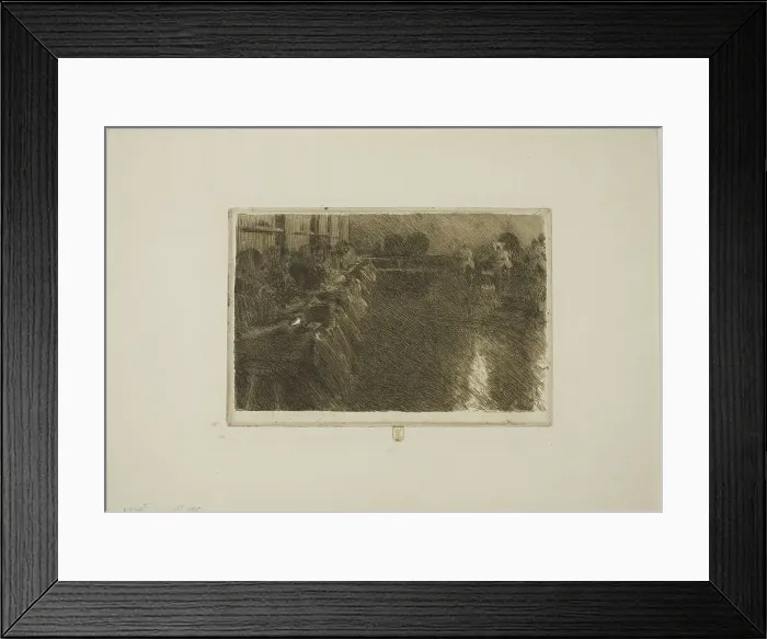 Framed Print : The Large Brewery, 1890. Creator: Anders Leonard Zorn Framed Print : The Large Brewery, 1890. Creator: Anders Leonard Zorn