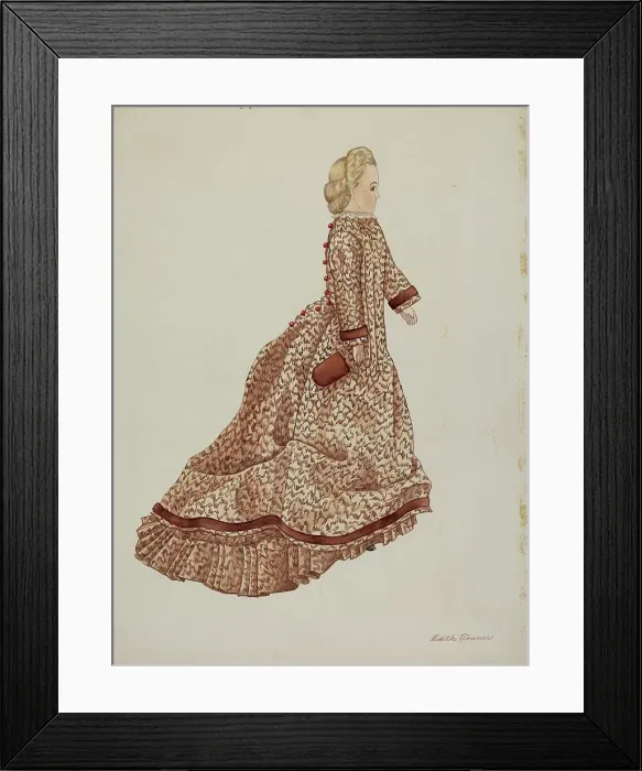 Framed Print : Doll - Charlotte Blankenship, c. 1937. Creator: Edith Towner. Doll - Charlotte Blankenship, c. 1937. Creator: Edith Towner Framed Print : Doll - Charlotte Blankenship, c. 1937. Creator: Edith Towner. Doll - Charlotte Blankenship, c. 1937. Creator: Edith Towner