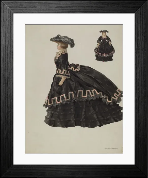 Framed Print : Doll--'Belle Hervey, c. 1937. Creator: Edith Towner. Doll--'Belle Hervey, c. 1937. Creator: Edith Towner Framed Print : Doll--'Belle Hervey, c. 1937. Creator: Edith Towner. Doll--'Belle Hervey, c. 1937. Creator: Edith Towner