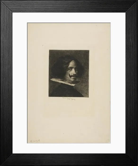 Framed Print : Portrait of Velasquez, n.d. Creator: Mariano Jose Maria Bernardo Fortuny y Carbo Framed Print : Portrait of Velasquez, n.d. Creator: Mariano Jose Maria Bernardo Fortuny y Carbo