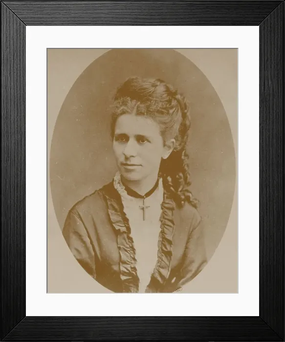 Framed Print : Portrait of the pianist and composer Marie Jaëll, née Trautmann (1846-1925), 1890. Creator: Anonymous Framed Print : Portrait of the pianist and composer Marie Jaëll, née Trautmann (1846-1925), 1890. Creator: Anonymous