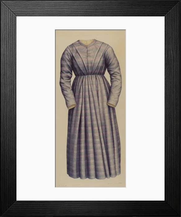 Framed Print : Dress, c. 1941. Creator: Edward Bashaw Framed Print : Dress, c. 1941. Creator: Edward Bashaw
