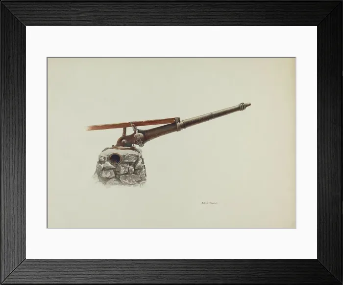 Framed Print : Water Nozzle, c. 1940. Creator: Edith Towner Framed Print : Water Nozzle, c. 1940. Creator: Edith Towner